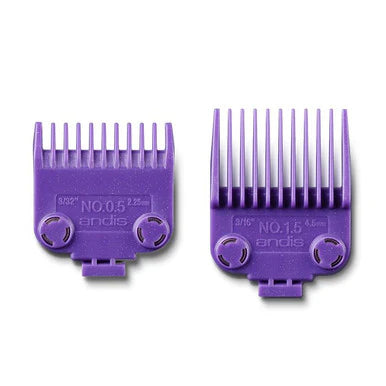 ANDIS Magnet Comb Set - Master Cordless 2Pce Set #0.5 #1.5